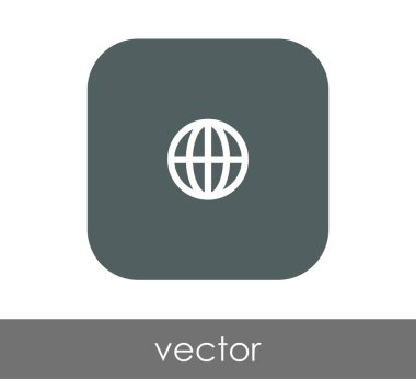 kare simge, vektör çizim