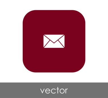 web tasarım ve uygulamalar için zarf simgesi
