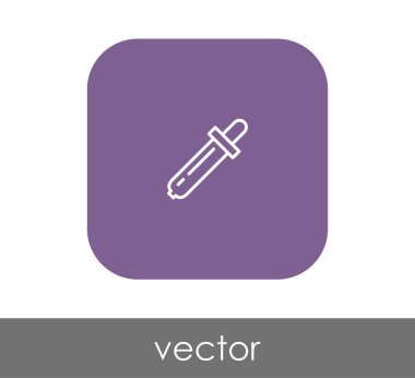 Bırakıcı simgesi vektör illüstrasyonu