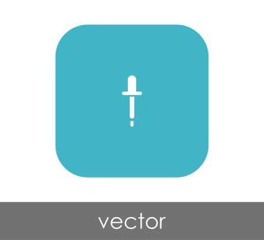 Bırakıcı simgesi vektör illüstrasyonu