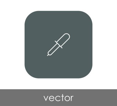 Bırakıcı simgesi vektör illüstrasyonu