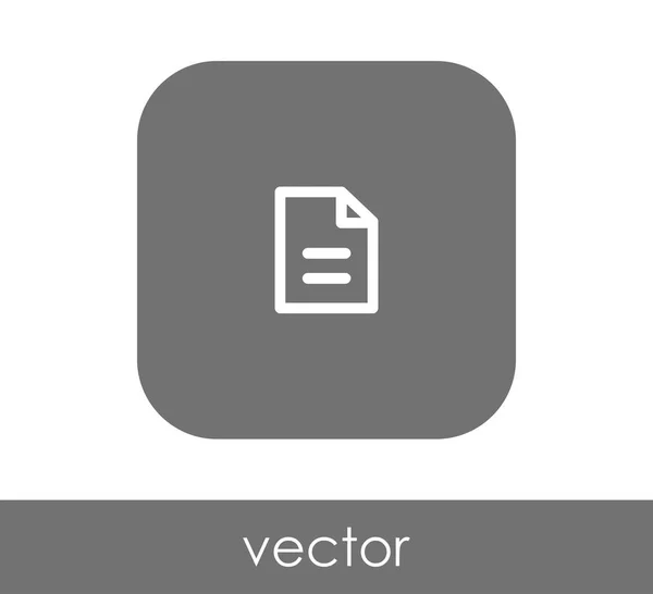 Documento web Ícone — Vetor de Stock