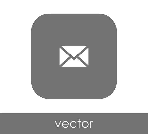 Icône Enveloppe Pour Conception Web Les Applications — Image vectorielle