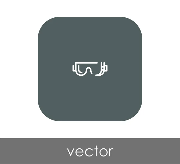 Eyeglasses Icon Vector Illustration — Stock Vector