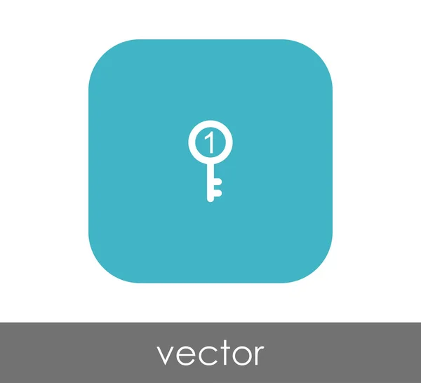 Home Icône Clé Illustration Vectorielle — Image vectorielle