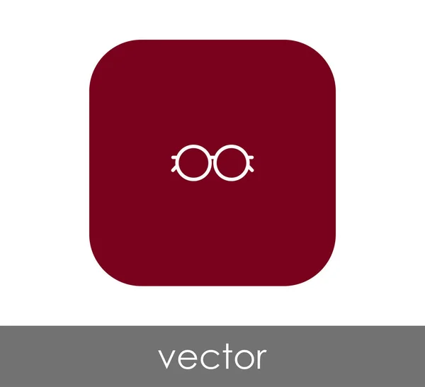 Brille Icon Vektor Illustration — Stockvektor