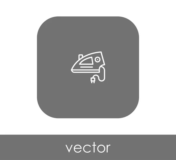 Diseño de icono de hierro — Vector de stock