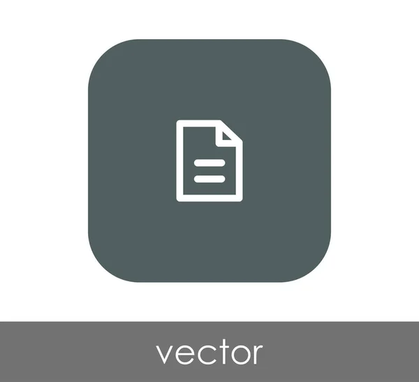 Documento web Ícone — Vetor de Stock