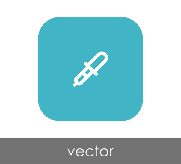 Pipette Symbol Vektor Illustration — Stockvektor