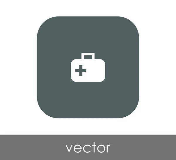 Icono del kit de primeros auxilios — Vector de stock