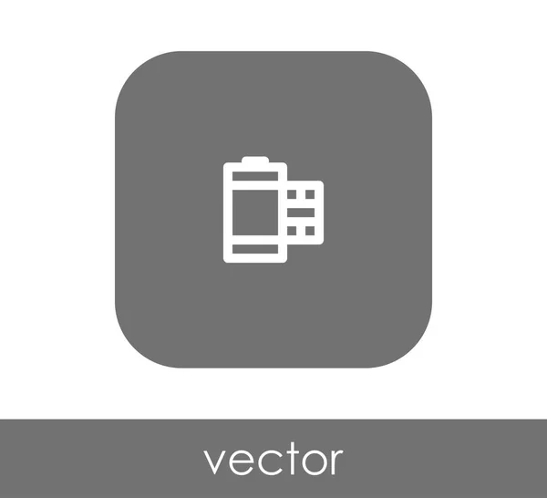 Icono de película — Vector de stock