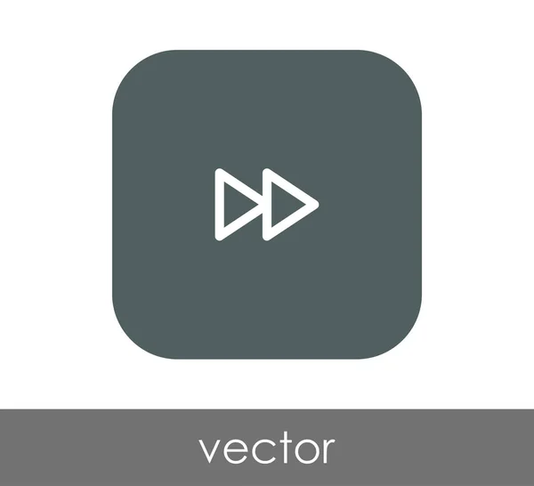 Fast Forward Icon Für Webdesign Und Anwendungen — Stockvektor