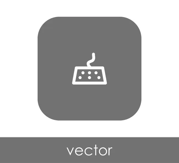 Ícone Teclado Ilustração Vetorial — Vetor de Stock