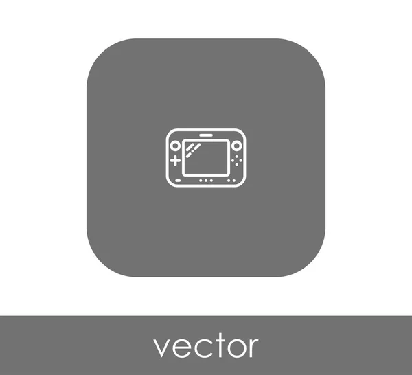 จอยสต กไอคอนแบนในส เหล ยมกลม — ภาพเวกเตอร์สต็อก