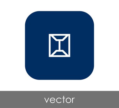 web tasarım ve uygulamalar için zarf simgesi