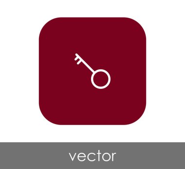 ev anahtar simgesi, vektör çizim