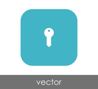 ev anahtar simgesi, vektör çizim