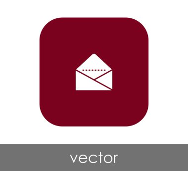 web tasarım ve uygulamalar için zarf simgesi