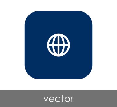 kare simge, vektör çizim