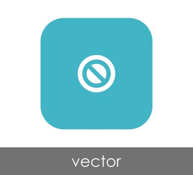 Yasak işareti simgesi