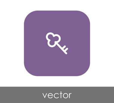 ev anahtar simgesi, vektör çizim