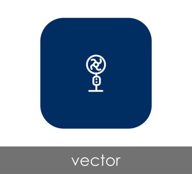 fan simge, sembol, vektör çizim 