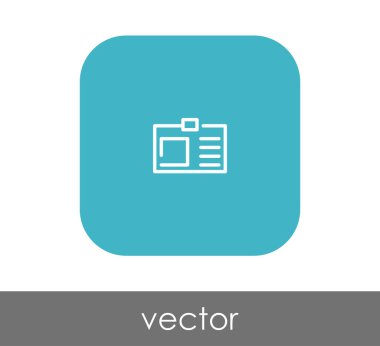 kimlik kartı simgesi