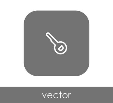 ev anahtar simgesi, vektör çizim