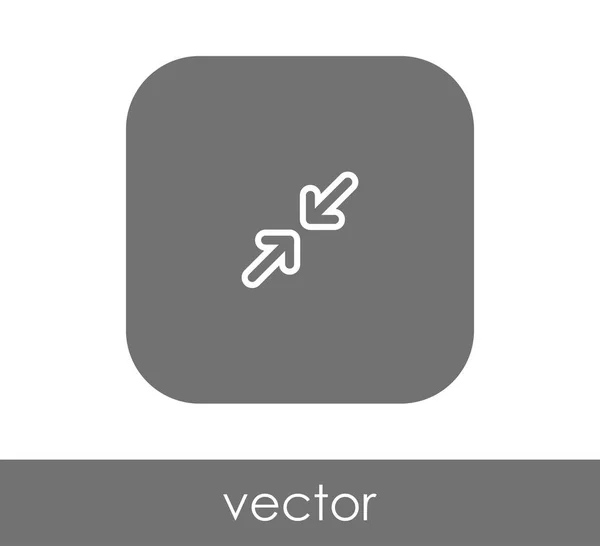 Icono de flecha ajuste — Vector de stock