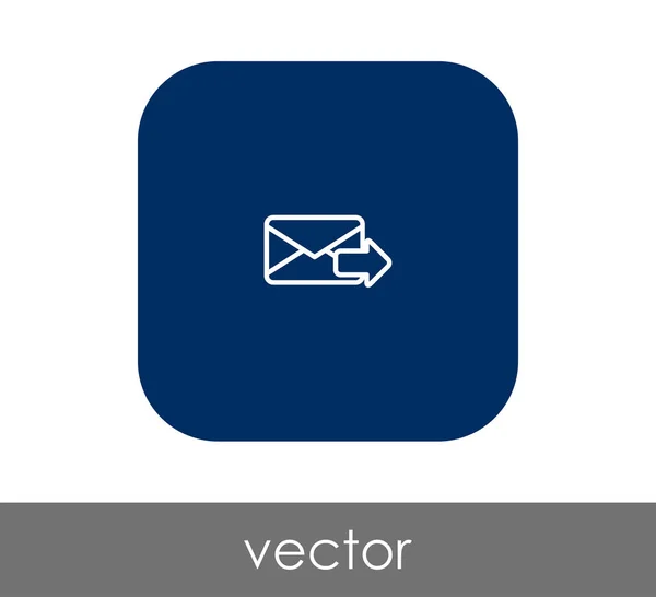 Enviar icono de correo electrónico — Vector de stock