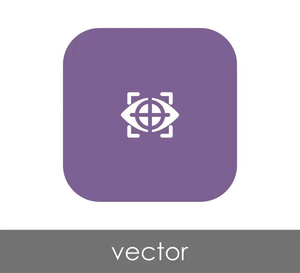 Eye Icon Symbol Vector Illustration — Stock Vector