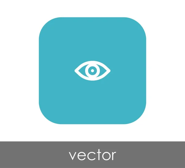 Icono Del Ojo Símbolo Ilustración Vectorial — Vector de stock