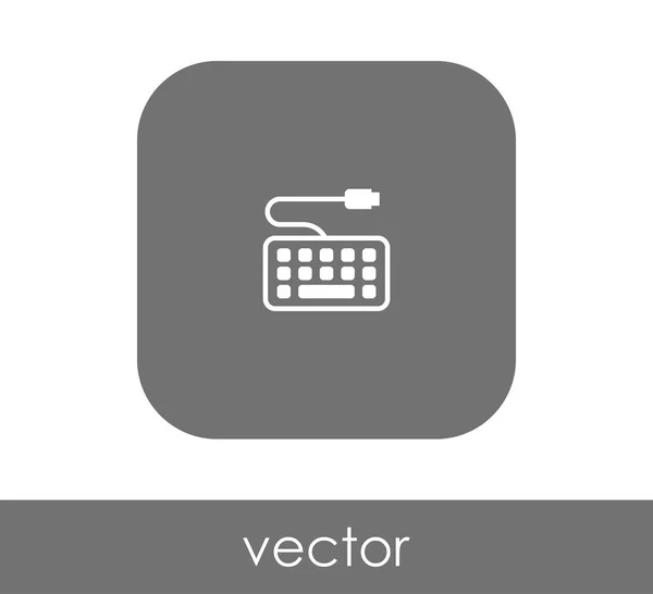 Значок Клавіатури Векторні Ілюстрації — стоковий вектор