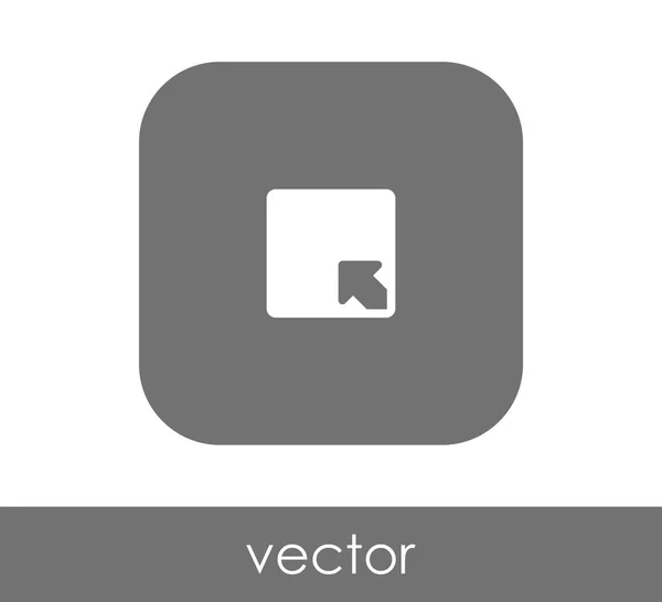 Ouvrir Icône Signe Illustration Vectorielle — Image vectorielle