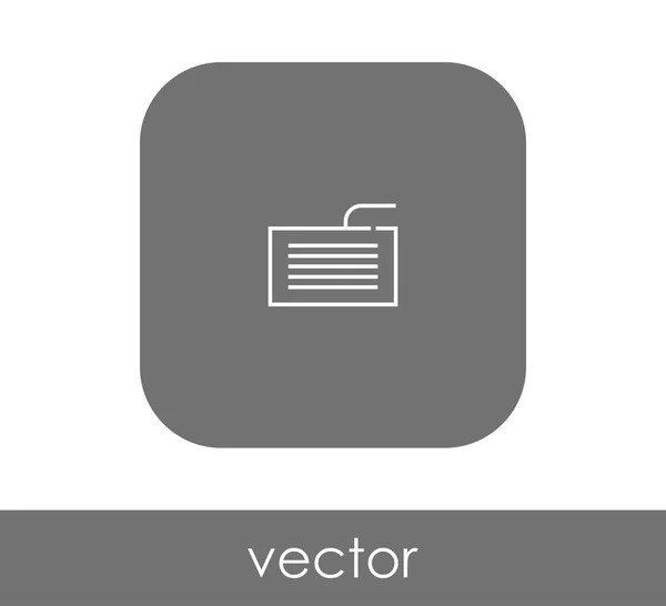 Illustration Vectorielle Icône Clavier — Image vectorielle
