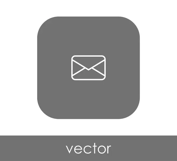 Icône Enveloppe Pour Conception Web Les Applications — Image vectorielle