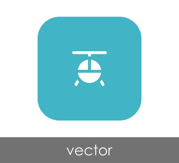 Helikopter-Websymbol — Stockvektor