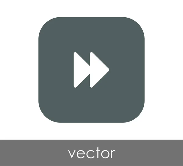 Fast Forward Icon Für Webdesign Und Anwendungen — Stockvektor