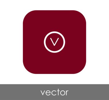 ok simgesinin vektör illüstrasyon tasarımı