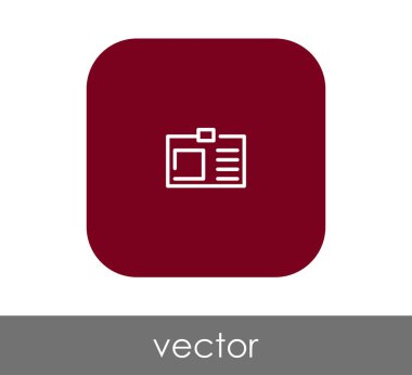 kimlik kartı simgesi