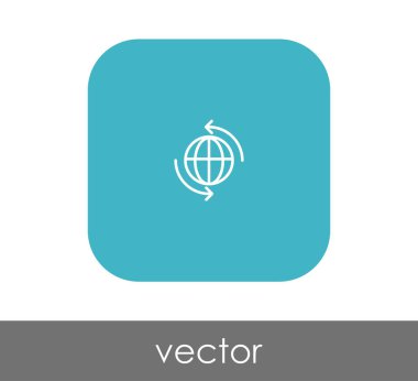 kare simge, vektör çizim