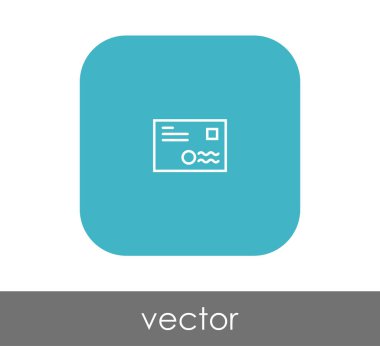 web tasarım ve uygulamalar için zarf simgesi