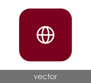 kare simge, vektör çizim