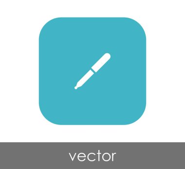 Bırakıcı simgesi vektör illüstrasyonu