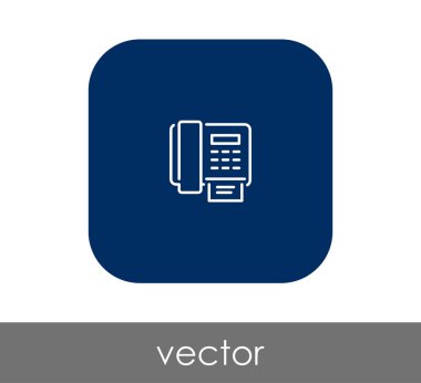 Faks makinesi simgesi