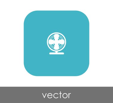 fan simge, sembol, vektör çizim 