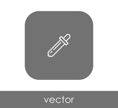 Bırakıcı simgesi vektör illüstrasyonu