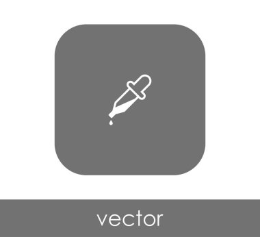 Bırakıcı simgesi vektör illüstrasyonu