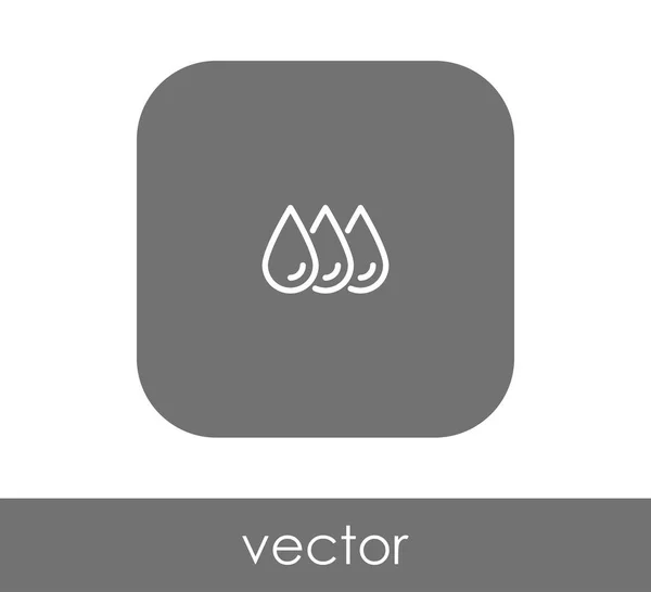 Diseño Ilustración Vectorial Del Icono Gota — Vector de stock