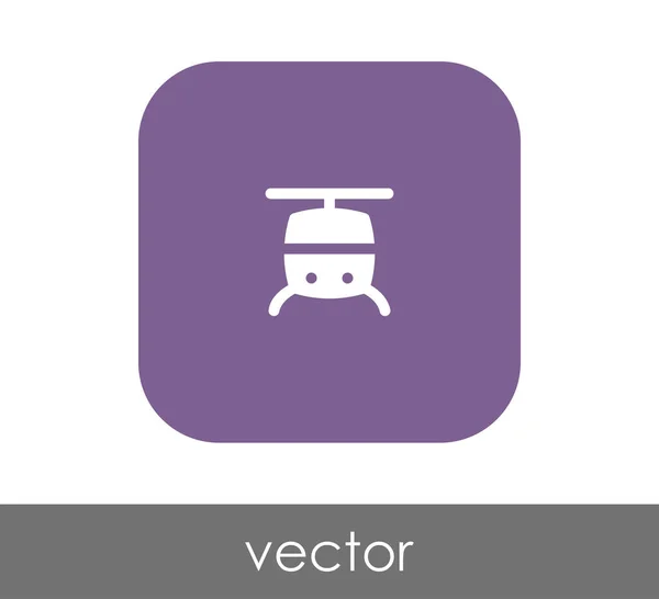 Helikopter-Websymbol — Stockvektor